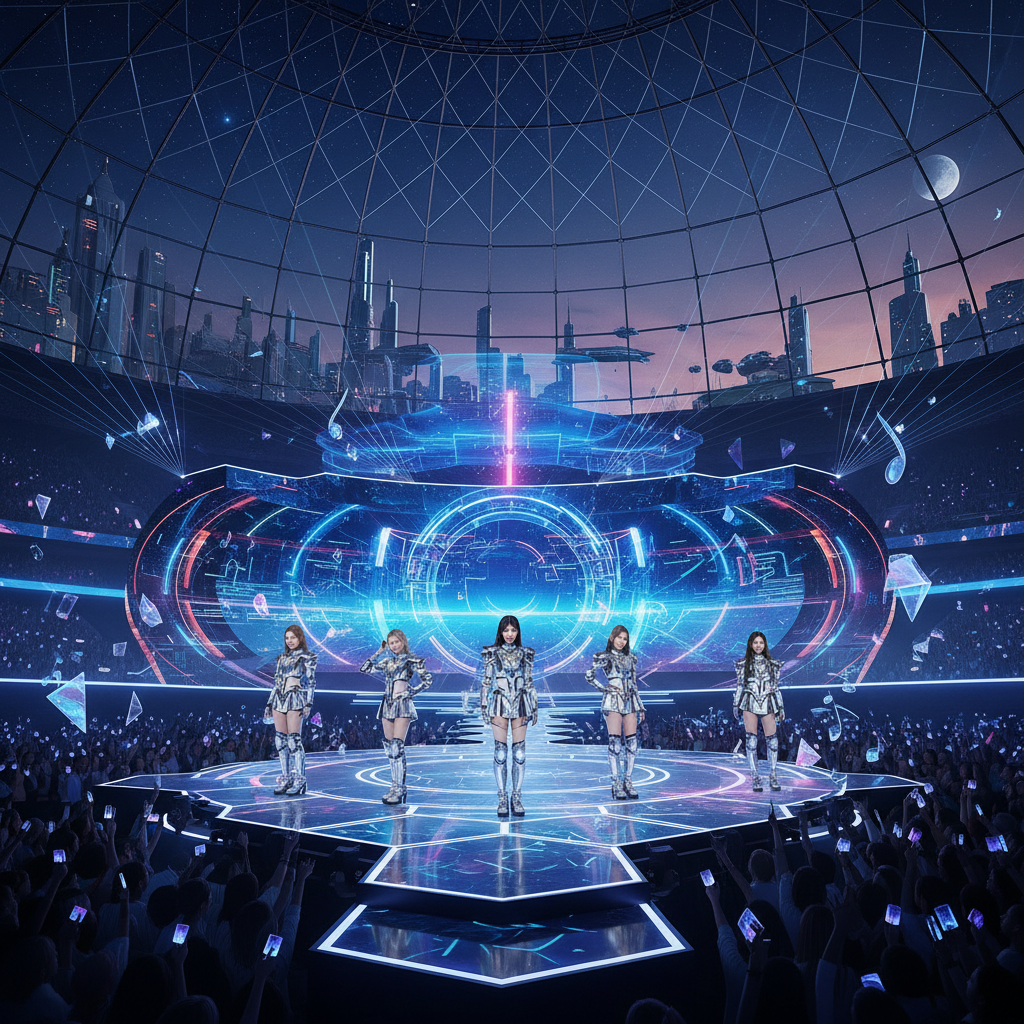 Hero image for: aespa's 2026 SYNK: PARALLEL WORLD Tour: A Futuristic Journey Through Music and Technology