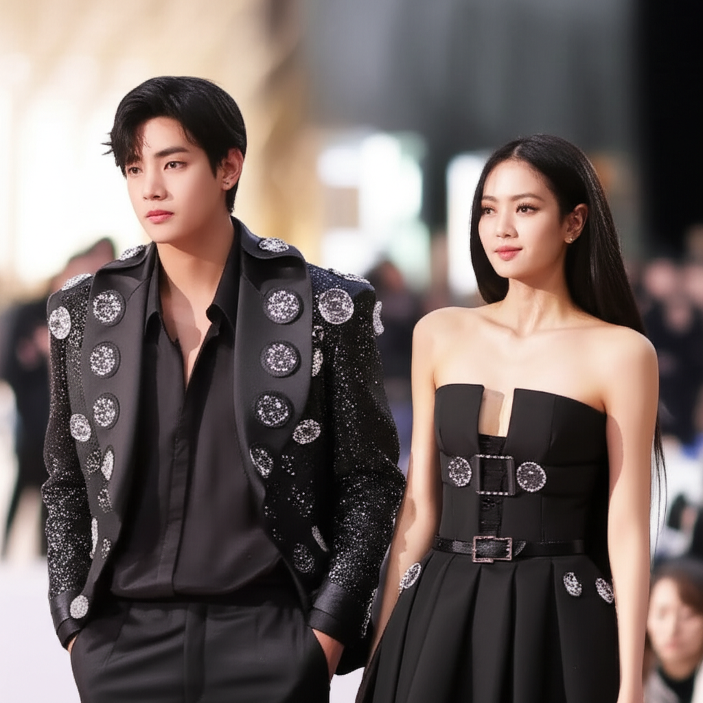 Hero image for: BTS’ V and BLACKPINK’s Lisa Spotted at 2026 Seoul Fashion Week: A K-Pop Power Duo